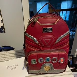 I love you 3000 infinity gauntlet mini backpack